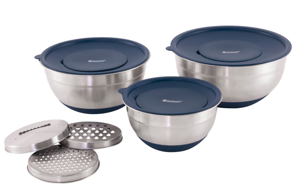 Outwell Chef Bowl Set with Lids & Graters