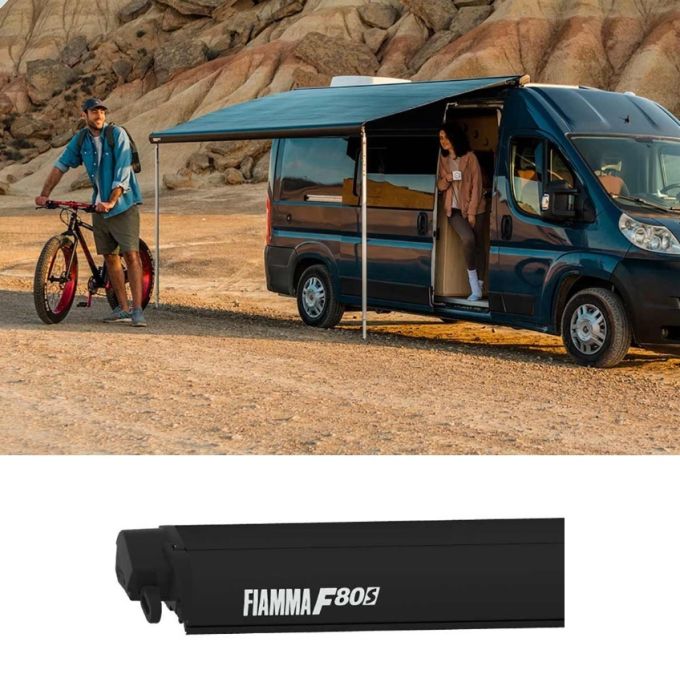 Fiamma F80s Ducato Awning Deep Black